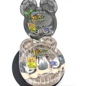 2 New Hefty Zoo Pals Plates Rainforest Collection 2013